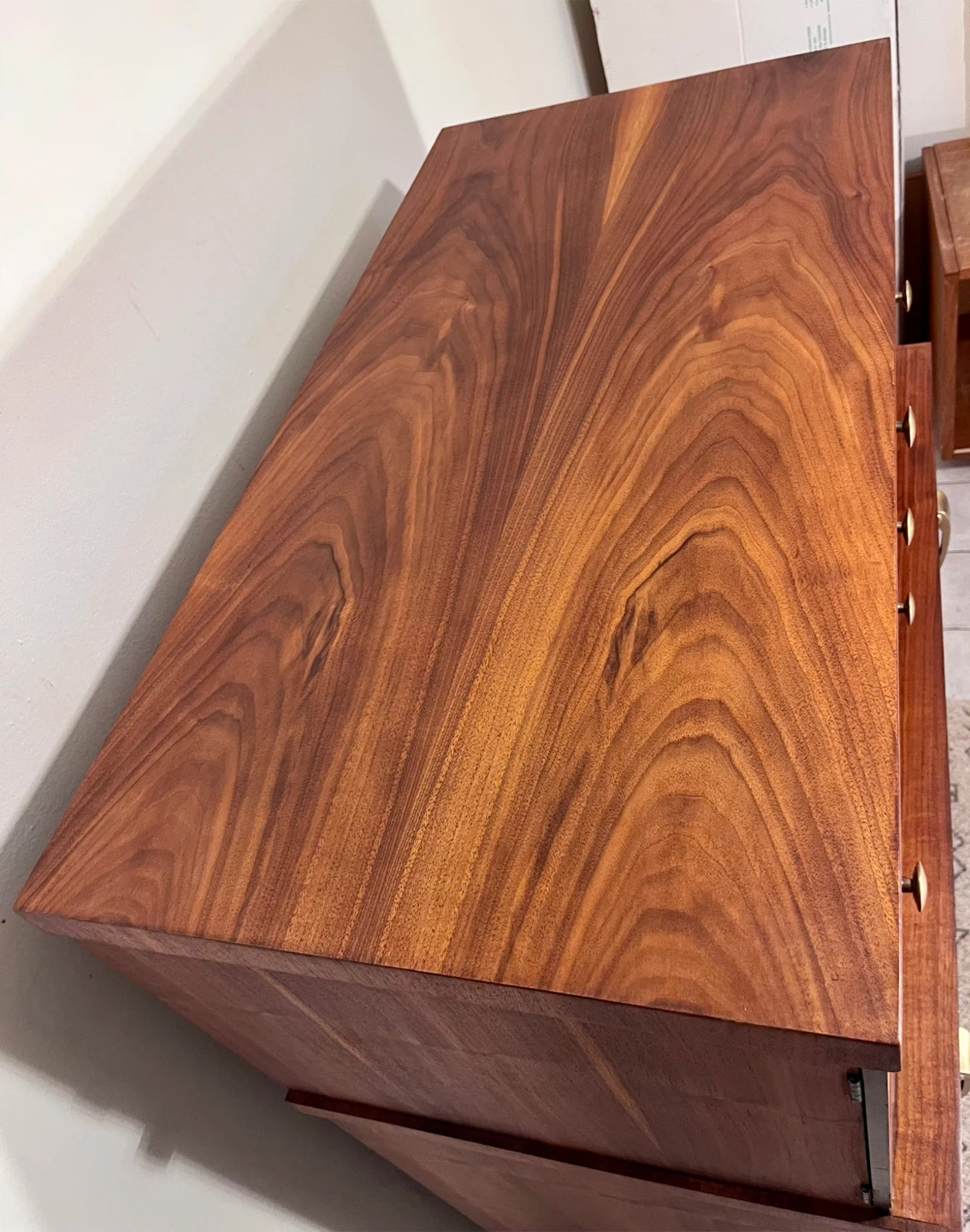 Restored Walnut MCM Artdeco Dresser - photo 4