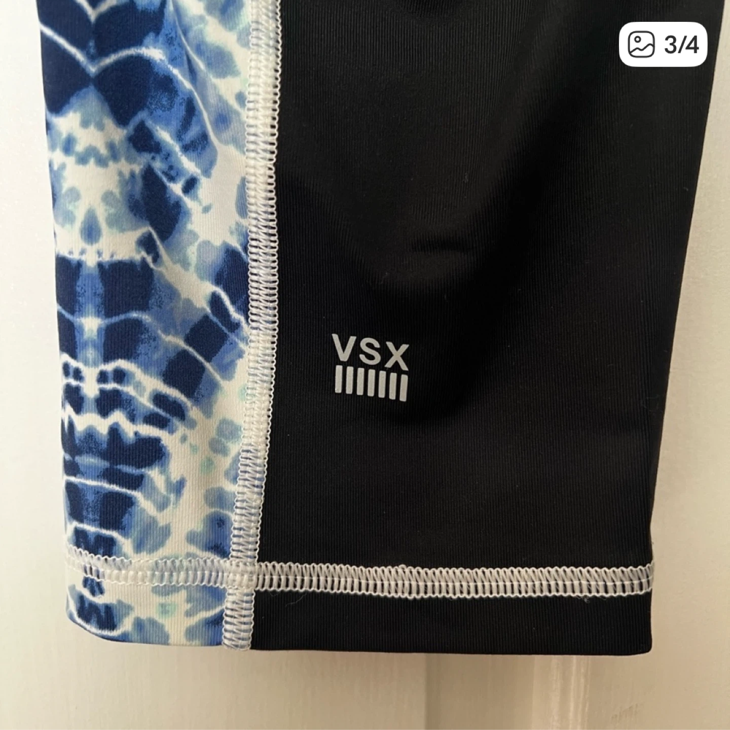 Victoria’s Secret Blue Tie-Dye Cropped Leggings - Like New - photo 3