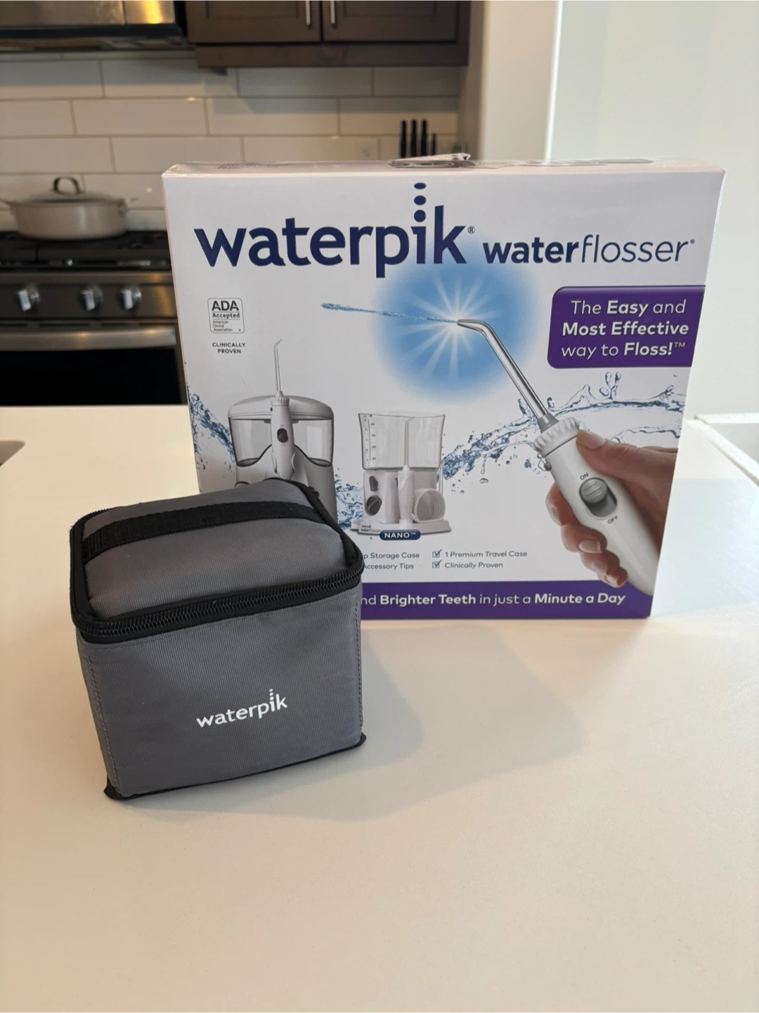 Waterpik Nano Waterflosser w/ Storage Case For Sale - photo 3