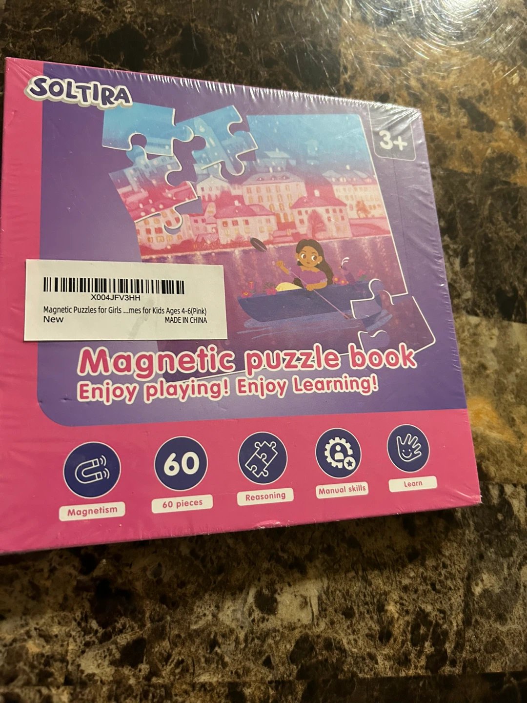 New Soltira Magnetic Puzzle Book for Girls 3+