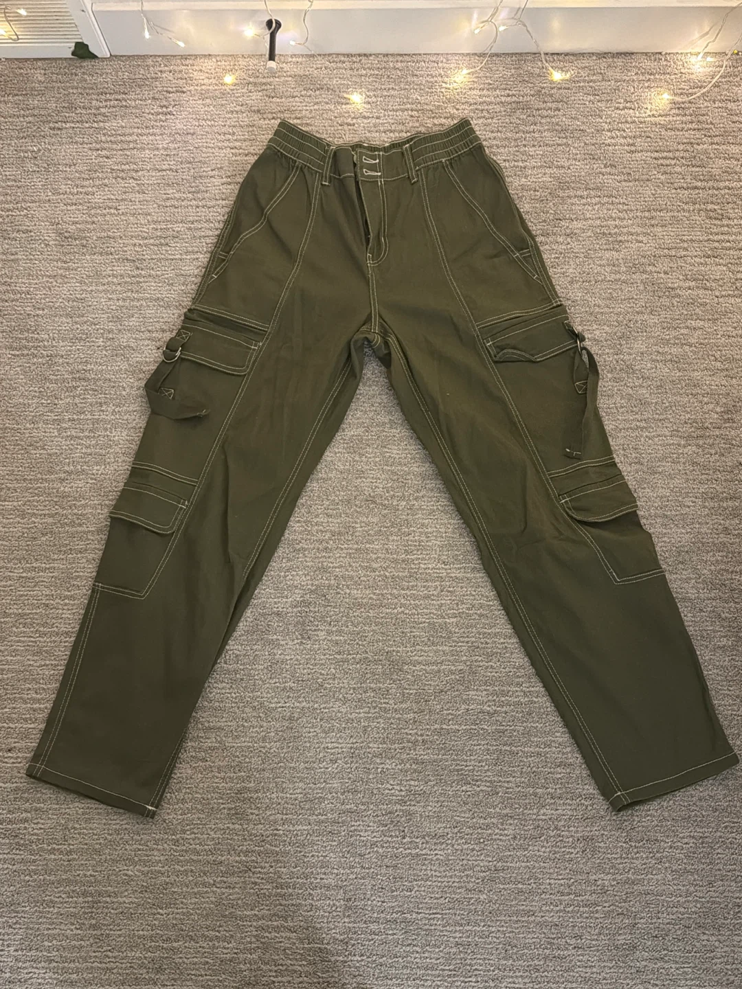 Olive Green Cargo Pants