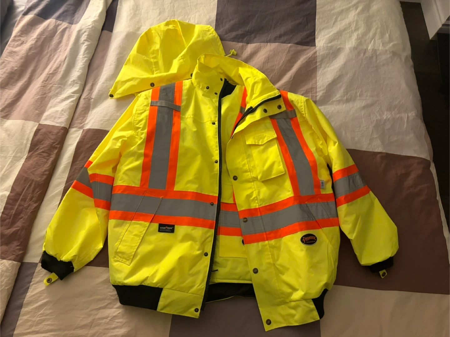 Pioneer Safety Jacket - XL/TG - Hi-Vis Yellow