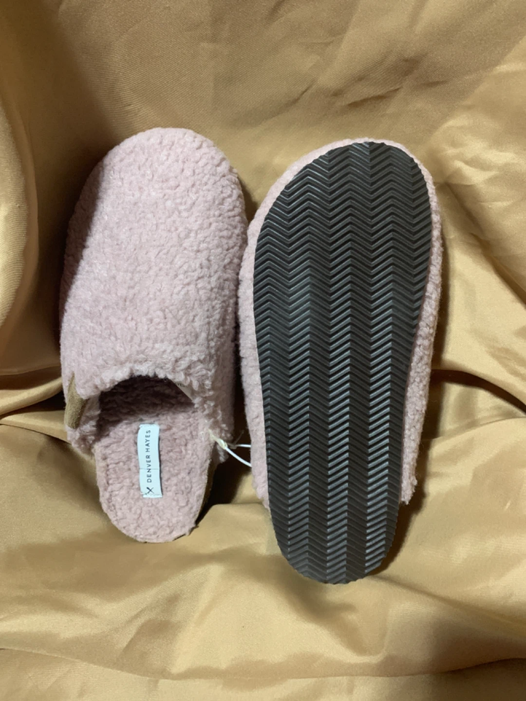 Denver Hayes Dusty Pink Slippers - Size 8 - photo 2