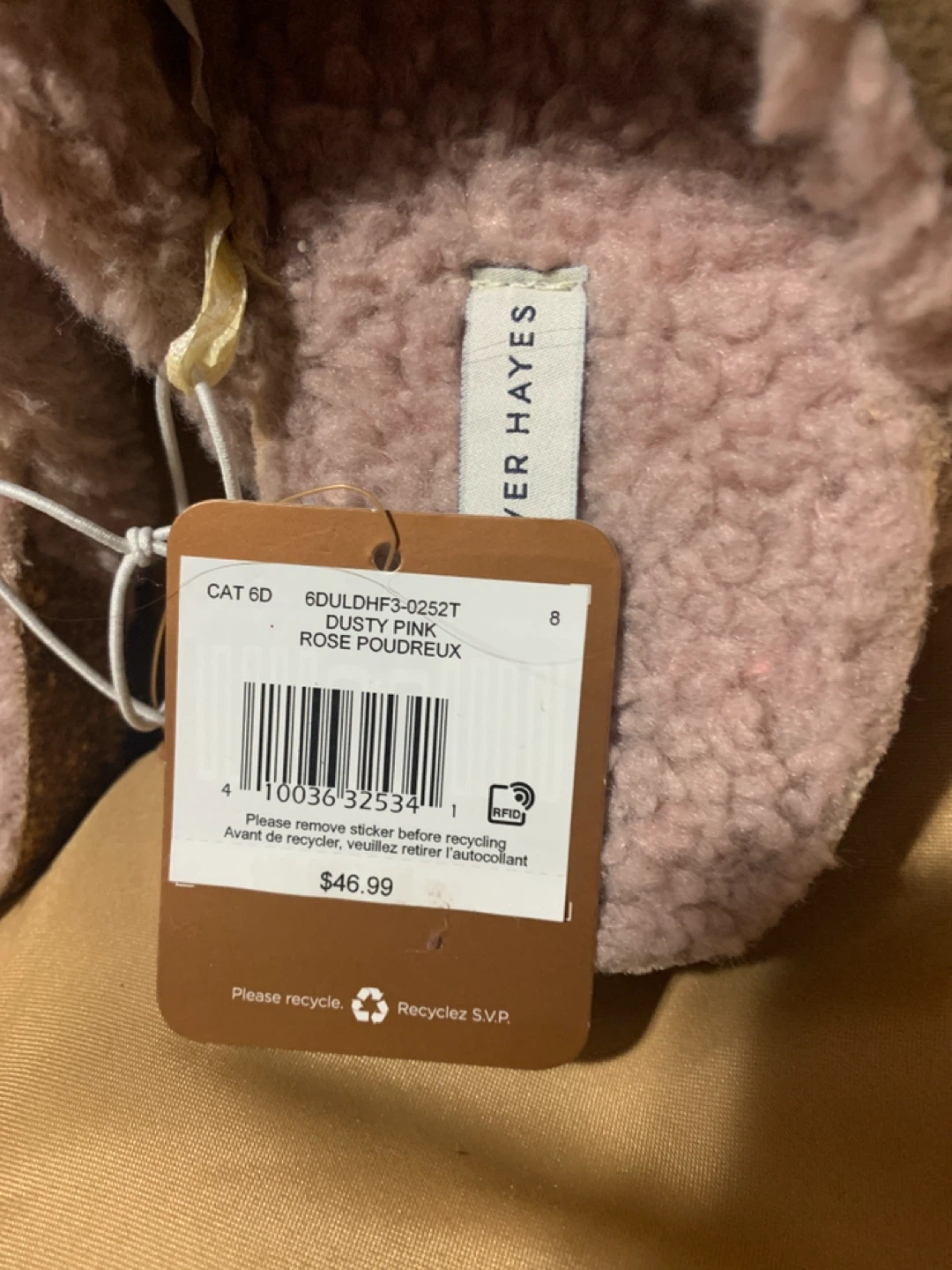 Denver Hayes Dusty Pink Slippers - Size 8 - photo 3