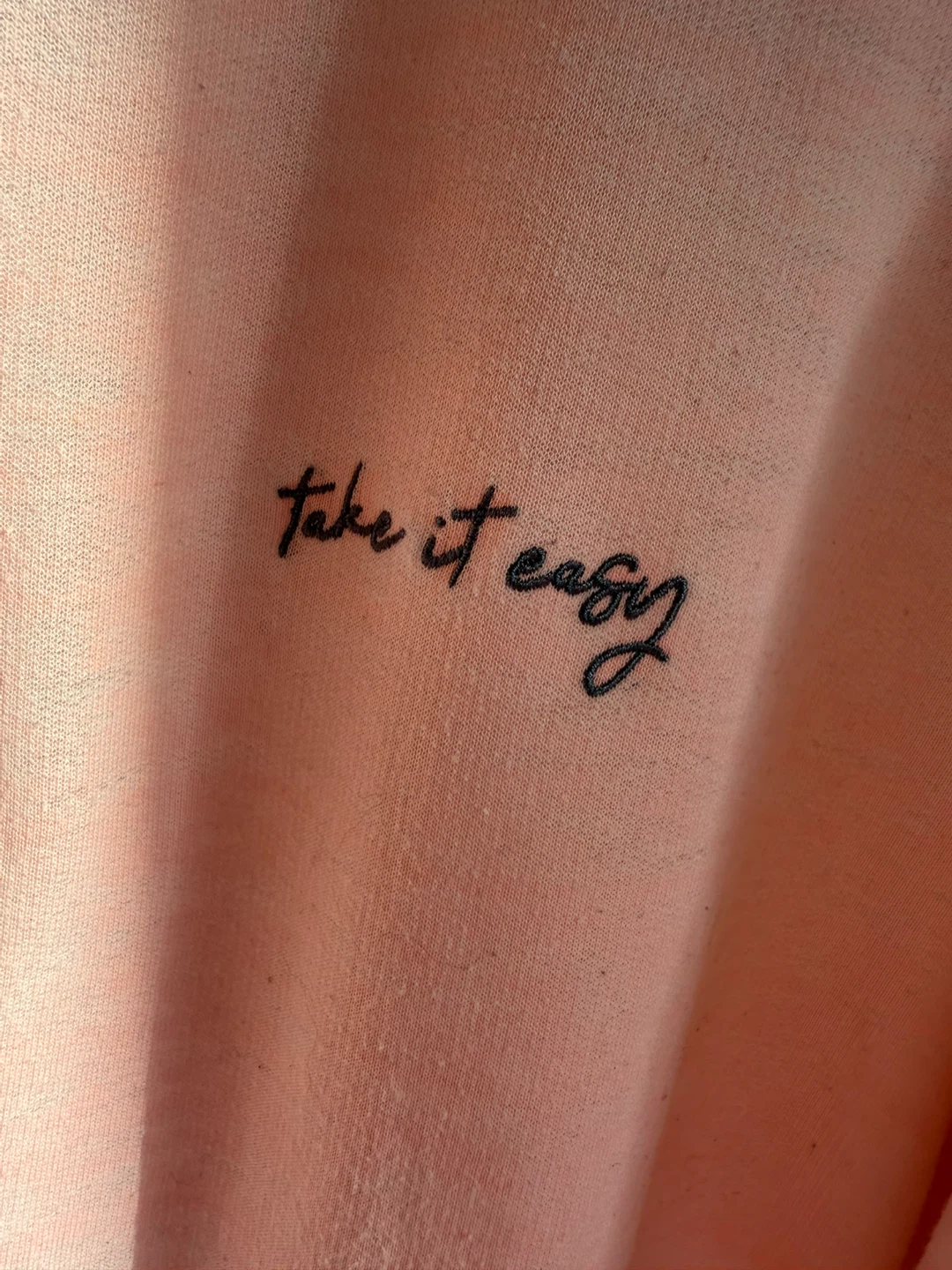 Free People 'Take It Easy' Oversized Tunic - Peach