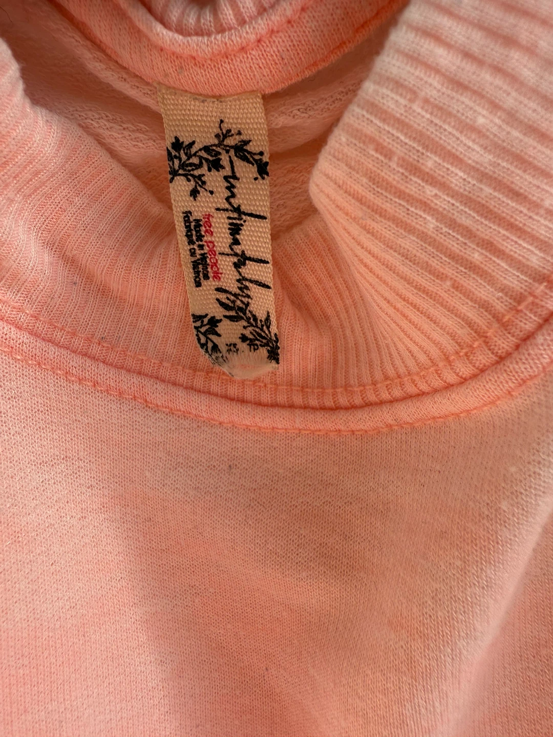 Free People 'Take It Easy' Oversized Tunic - Peach - photo 3