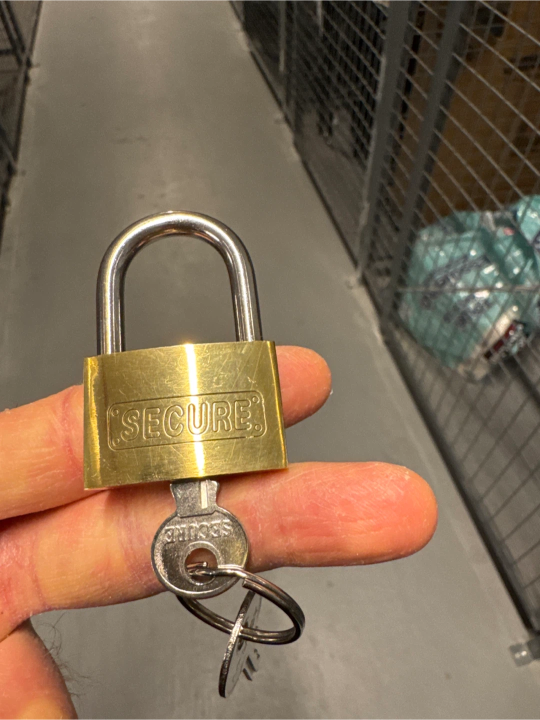 Secure Padlock with Key