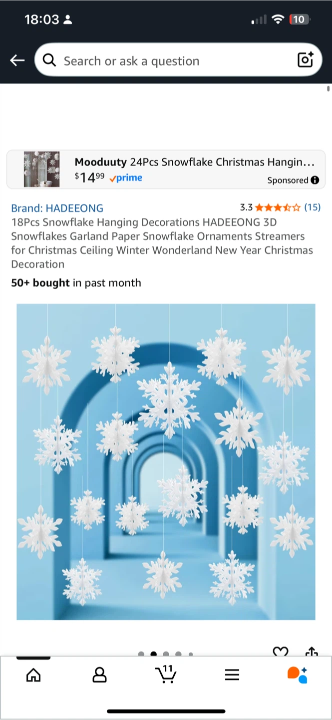 Snowflake Decorations - photo 3