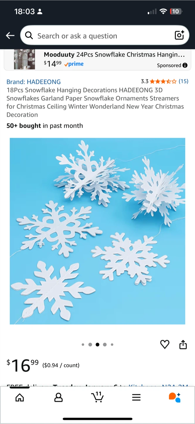 Snowflake Decorations - photo 2
