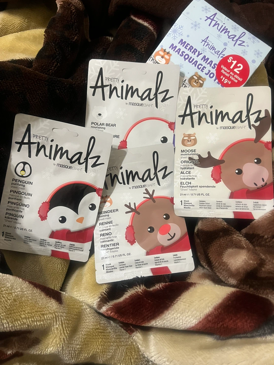 Pretty Animalz Sheet Mask Set - New!