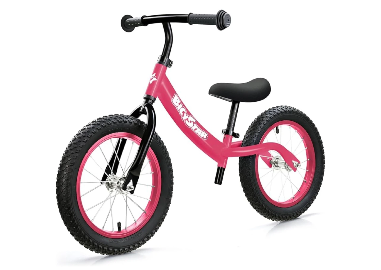 Pink BicyStar Balance Bike