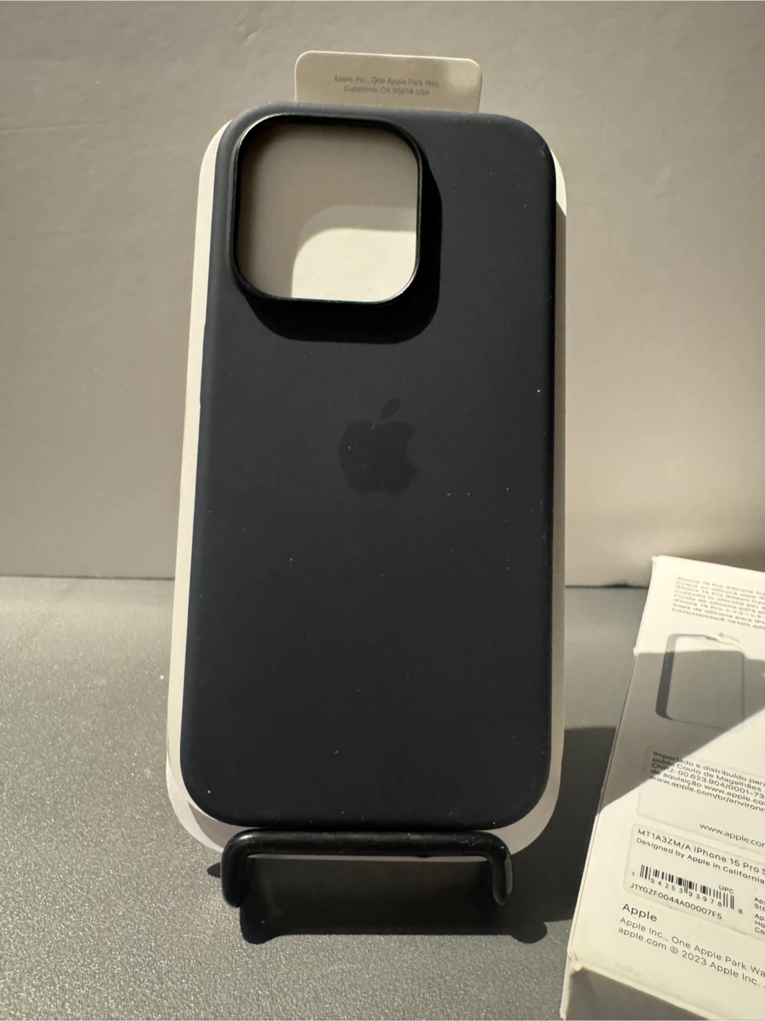 Apple iPhone 15 Pro Silicone Case - Black - photo 2