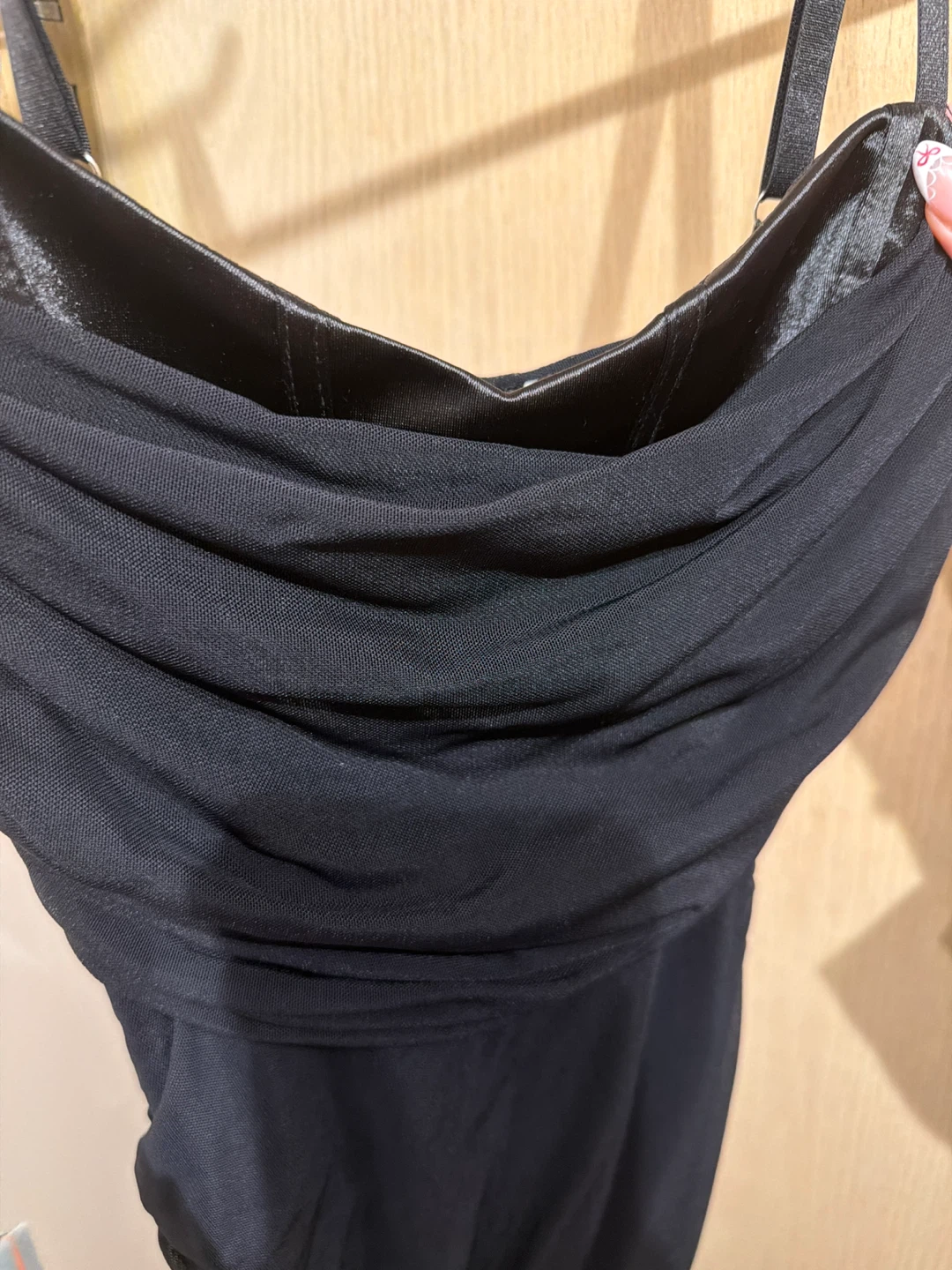 Black Ruched Dress(Medium)🏆 - photo 2