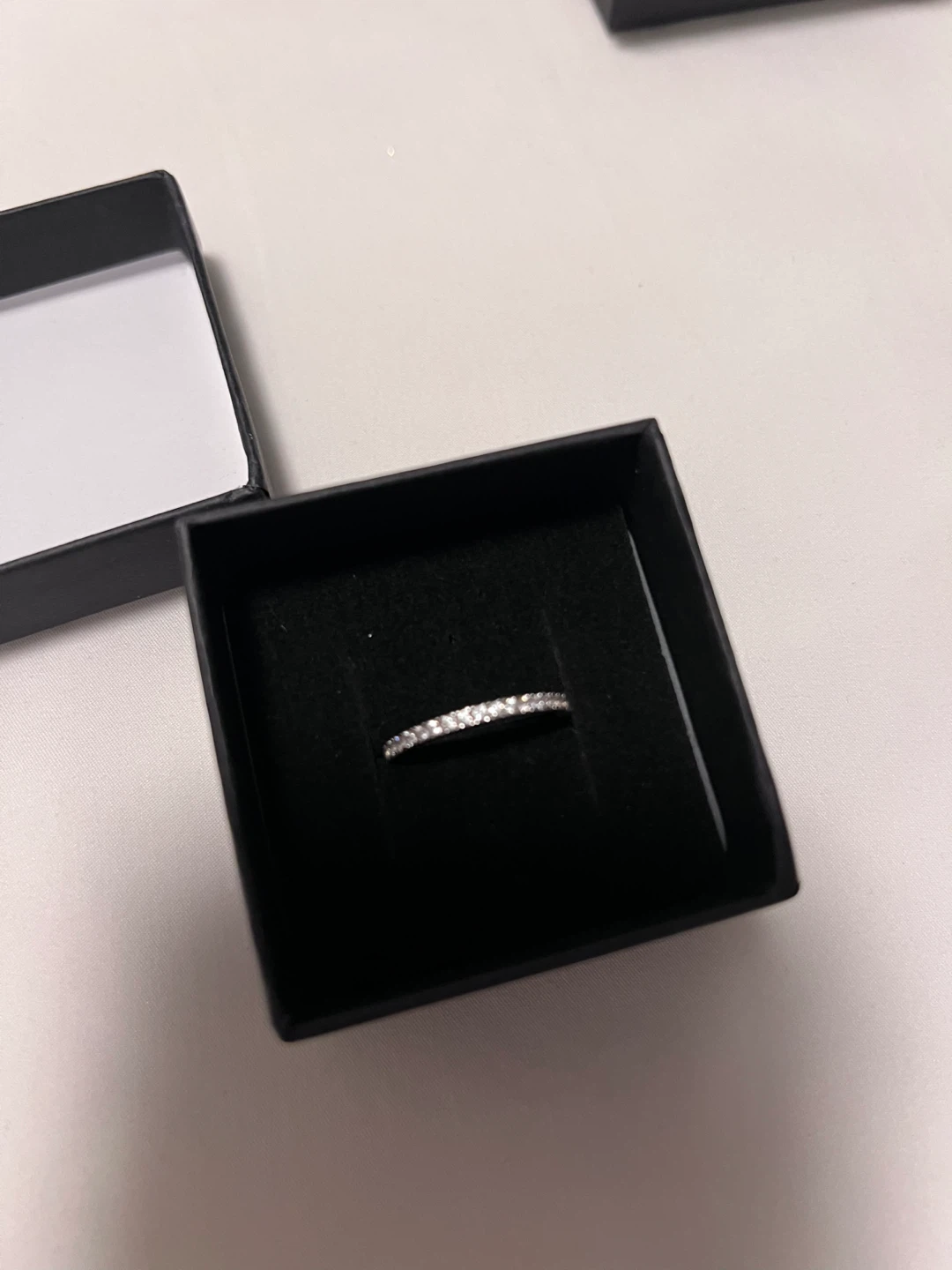 Black Ring or Earring Jewellery/Jewelry Box - photo 3