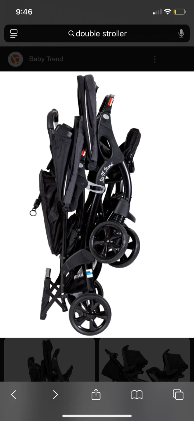 Baby Trend Sit N Stand Double Stroller