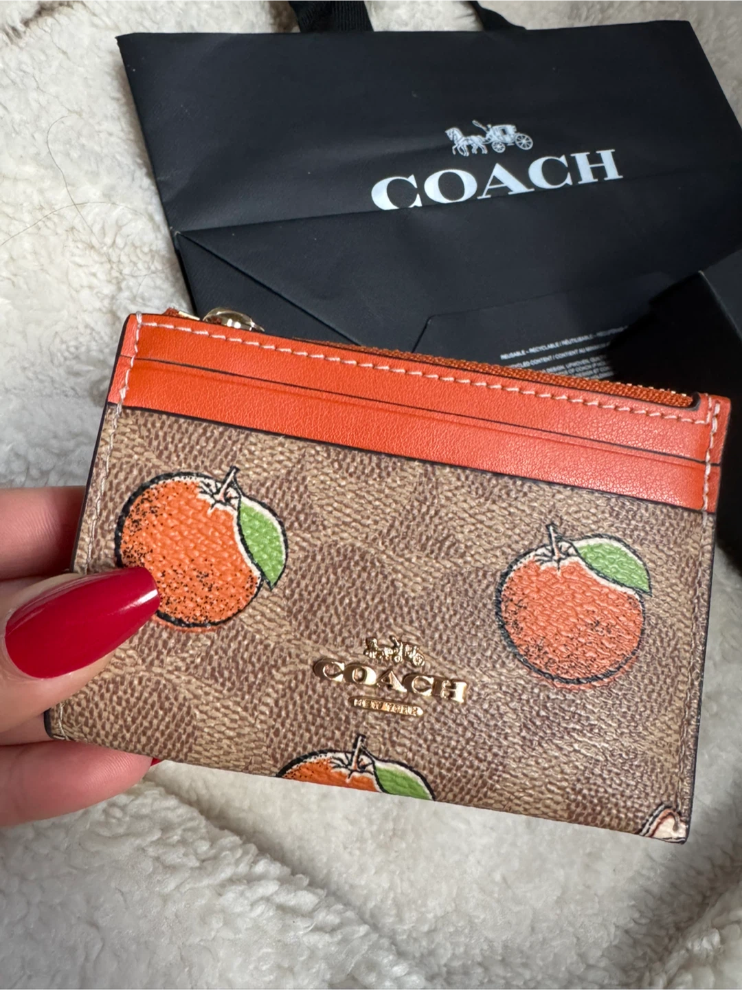 Coach card holder