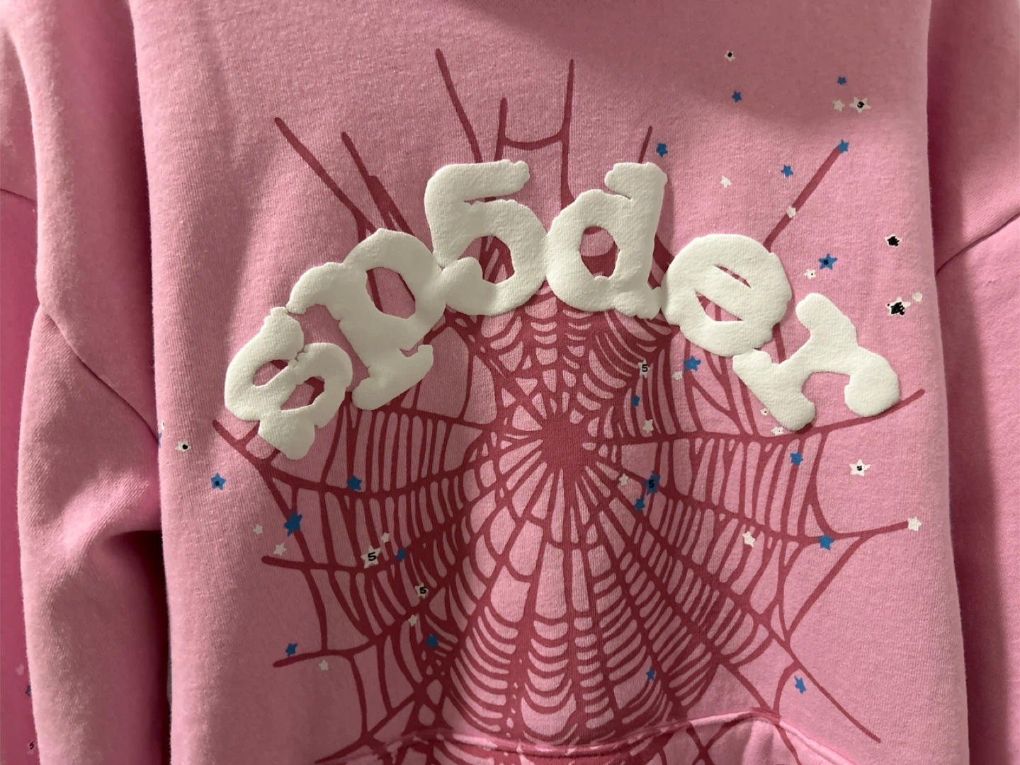 Sp5der Pink Hoodie Size M - photo 3