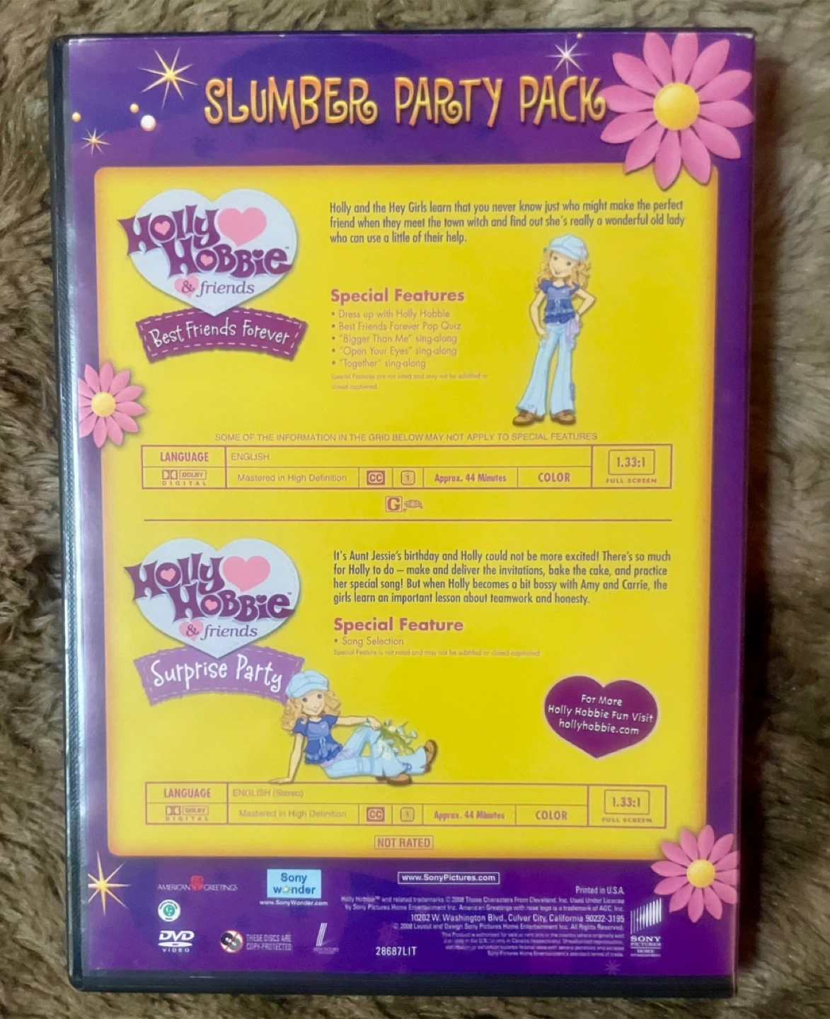 Holly Hobbie & Friends Slumber Party Pack DVD - photo 2