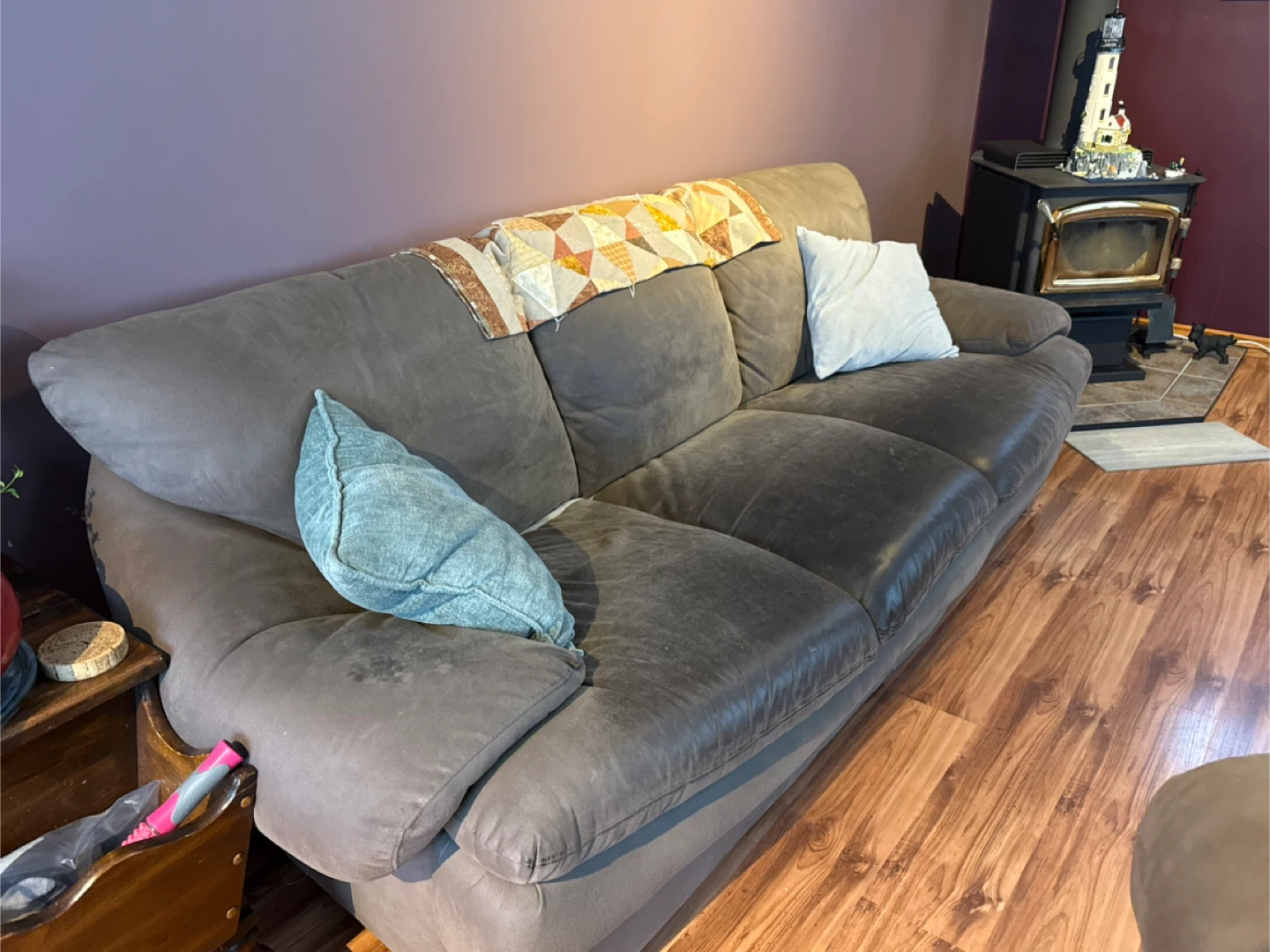 Comfortable Brown Sofa - photo 2