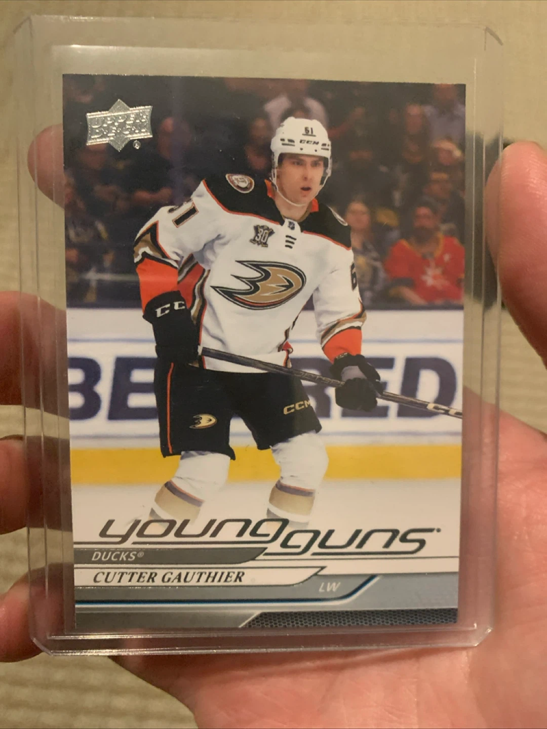 Cutter Gauthier Young Guns Hockey Card