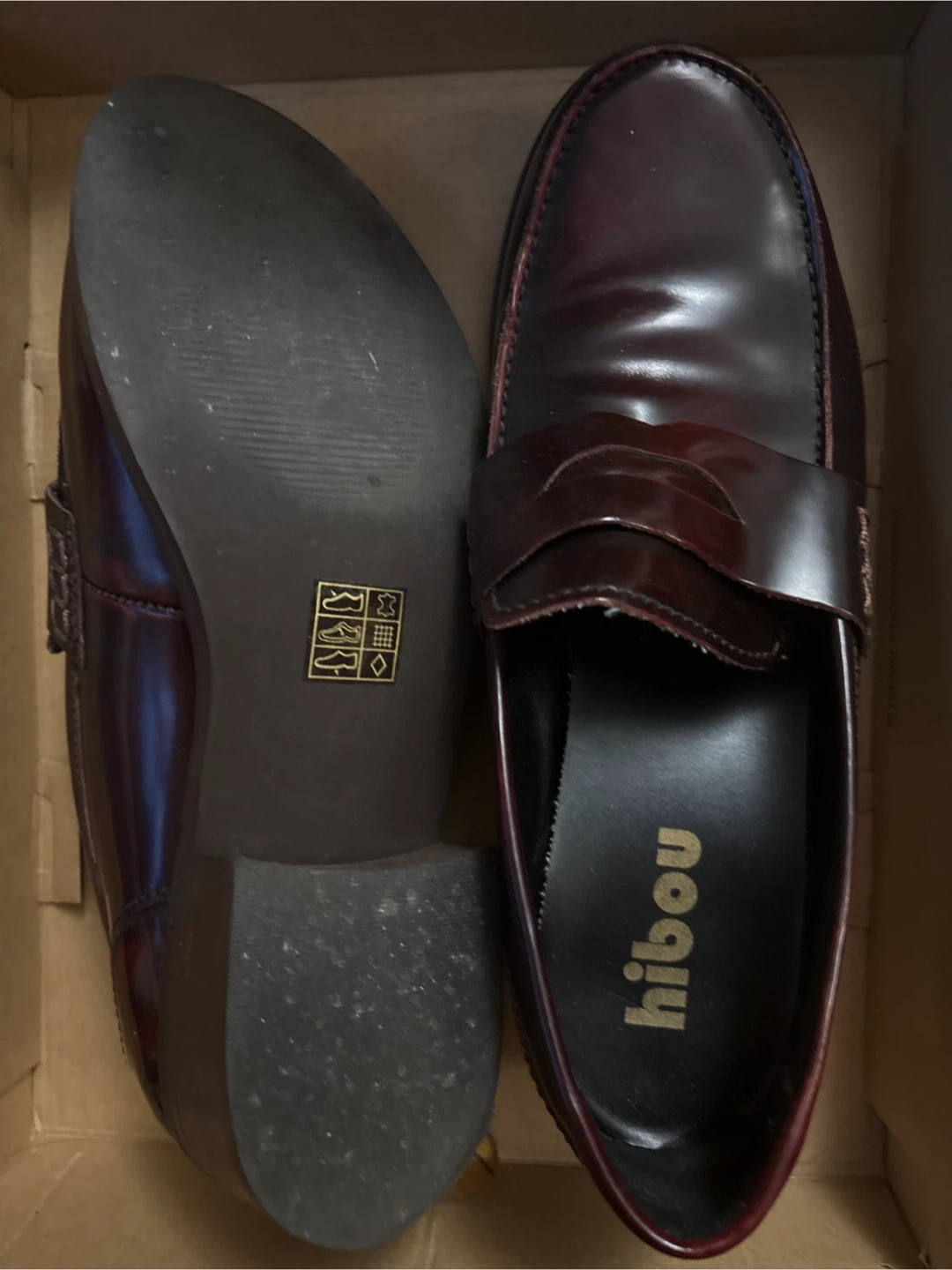 Hibou Burgundy Loafers - photo 2