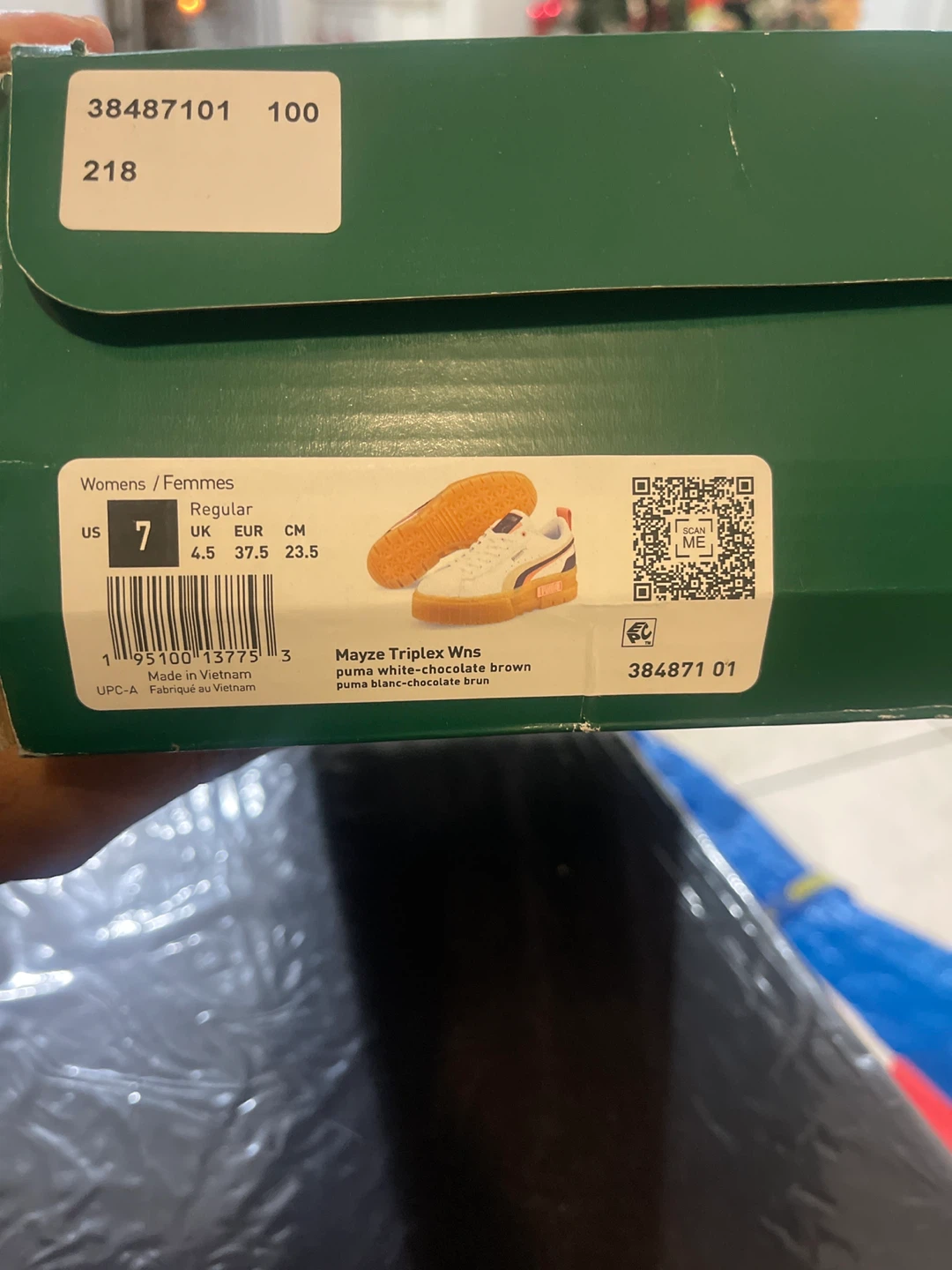 Puma Mayze Triplex Wns White Chocolate Brown - Size 7 - photo 4