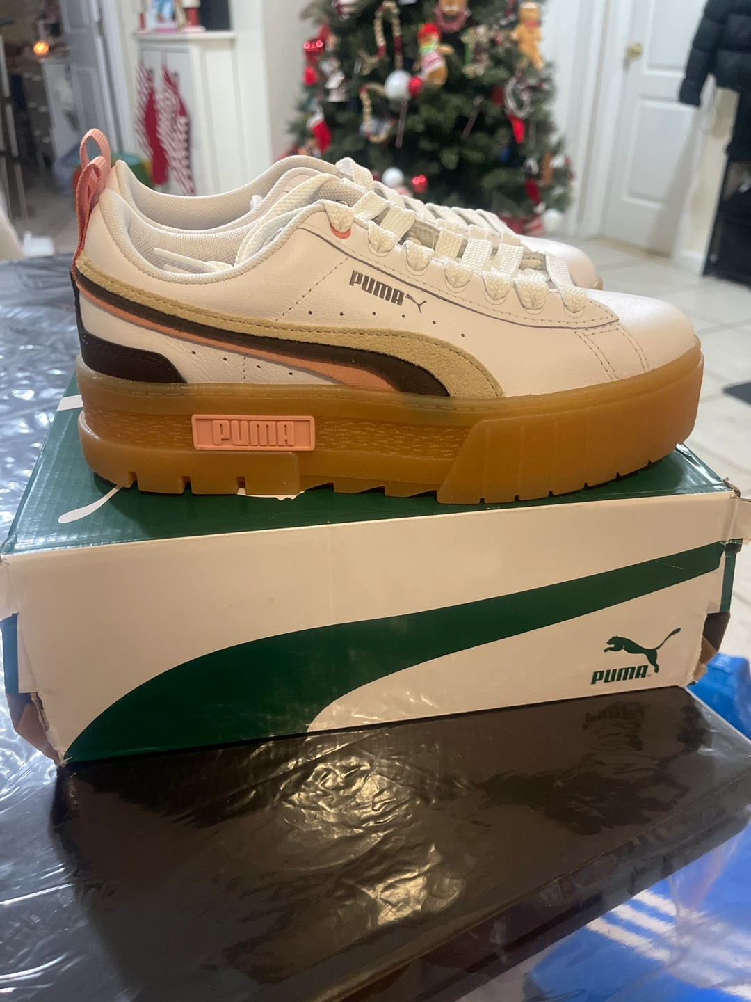 Puma Mayze Triplex Wns White Chocolate Brown - Size 7 - photo 2