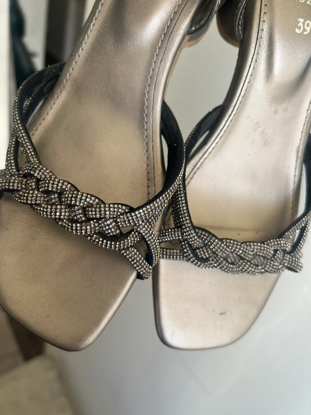 Stylo Silver Sandals - Size 39 - photo 4