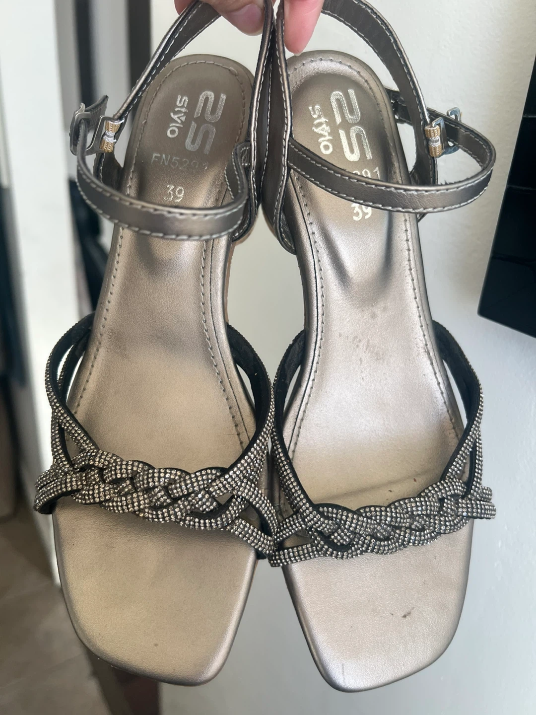 Stylo Silver Sandals - Size 39 - photo 3