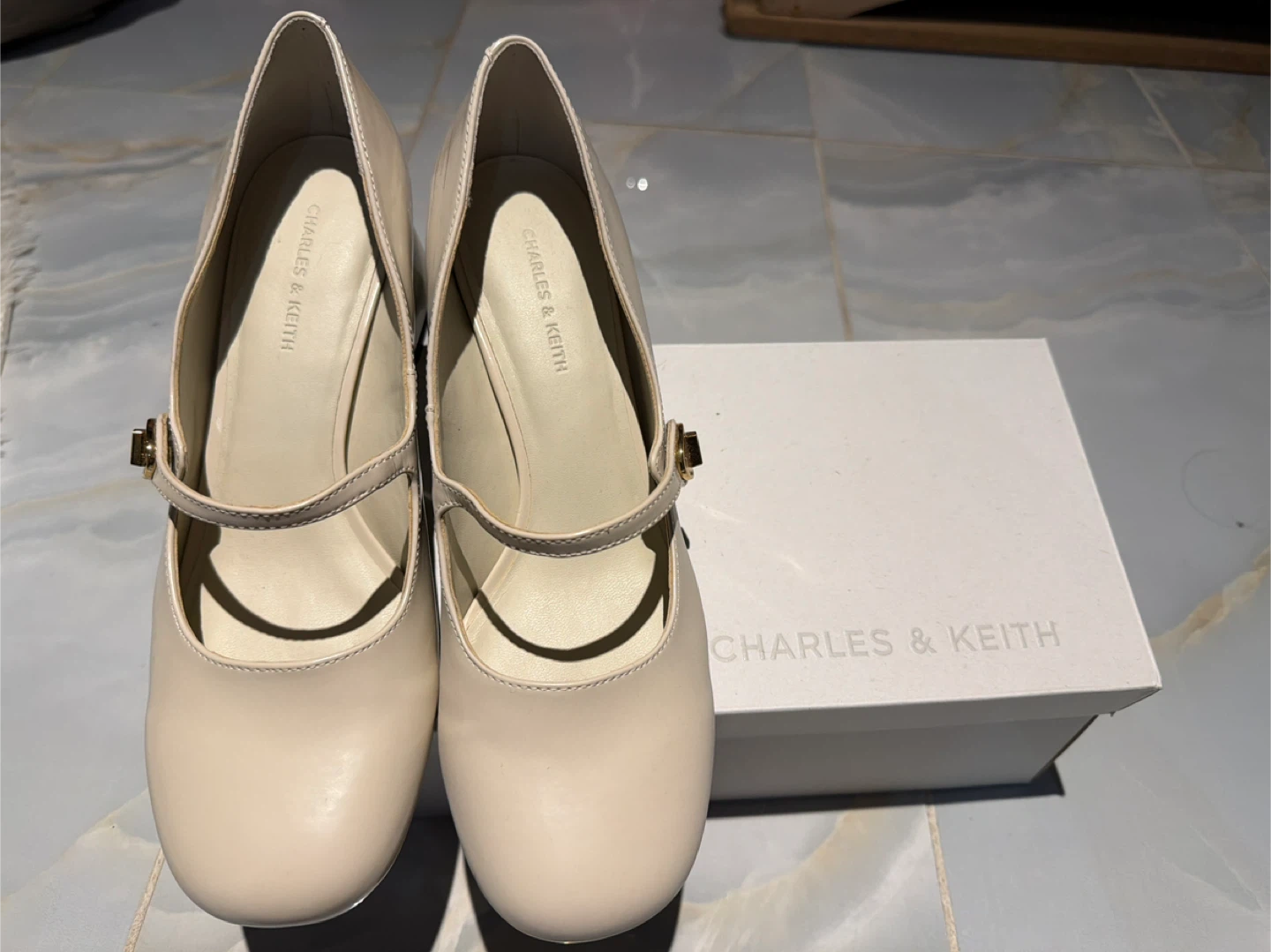 Charles & Keith Mary Janes Size 38