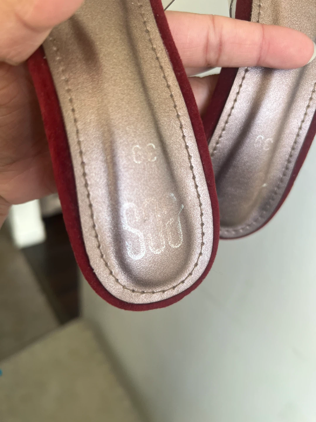 ECS Burgundy Heels - Size 39 - photo 4