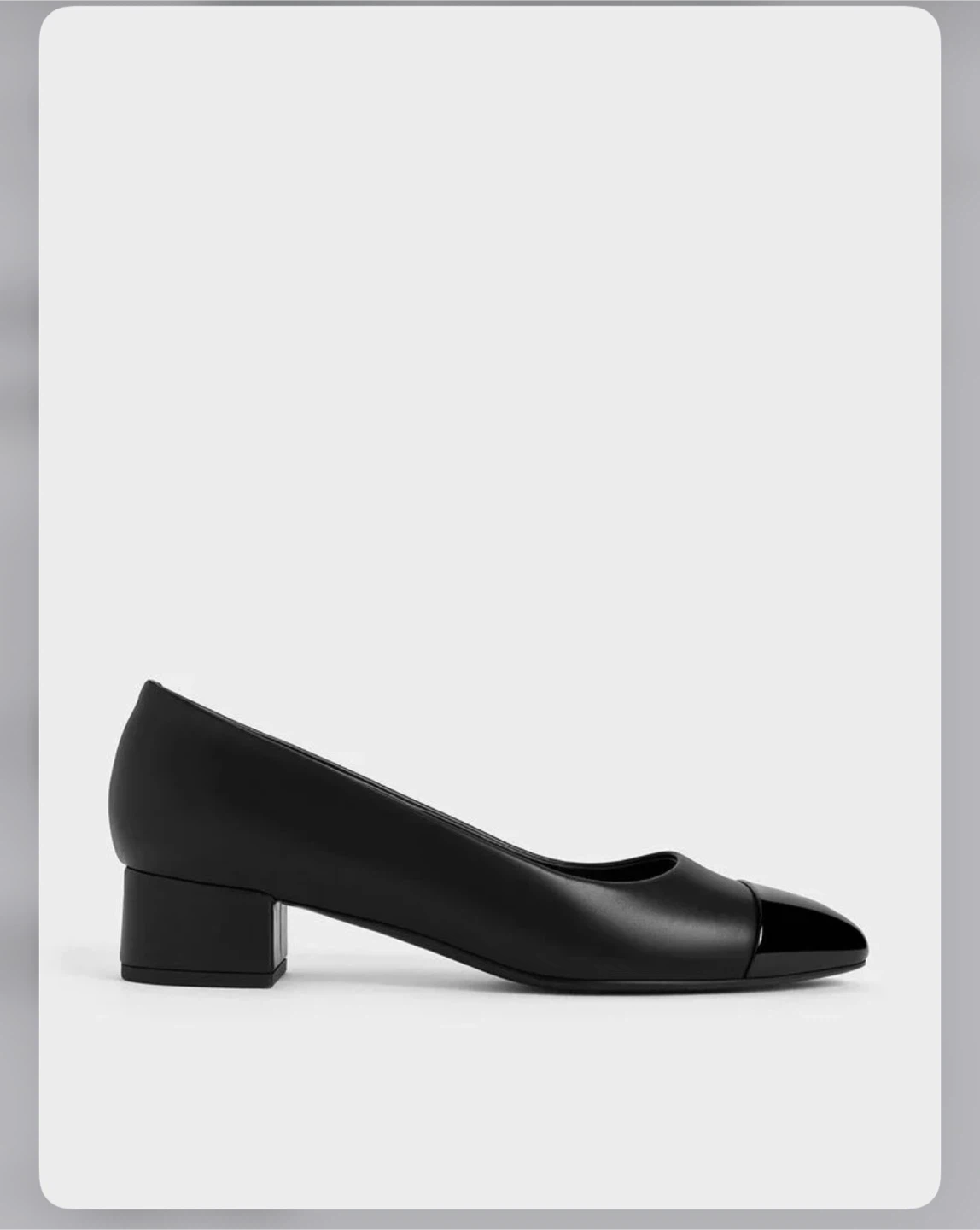 Charles & Keith Black Heels - Size 38
