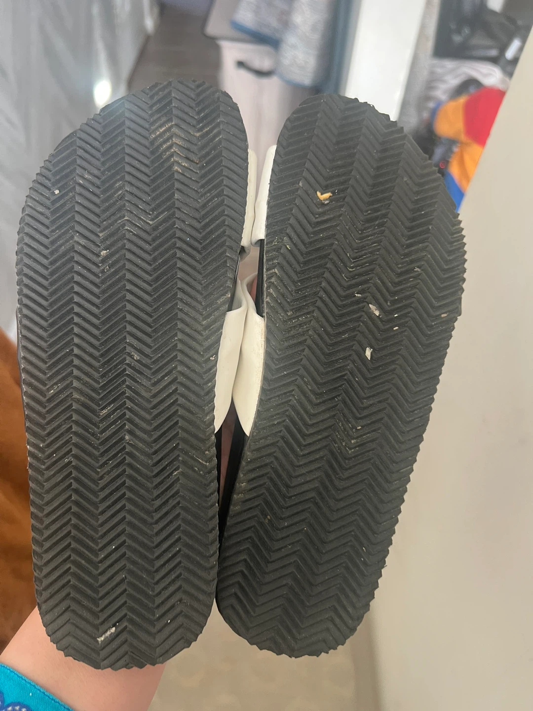 Joe Fresh Black & White Sandals - Size 6 - photo 2