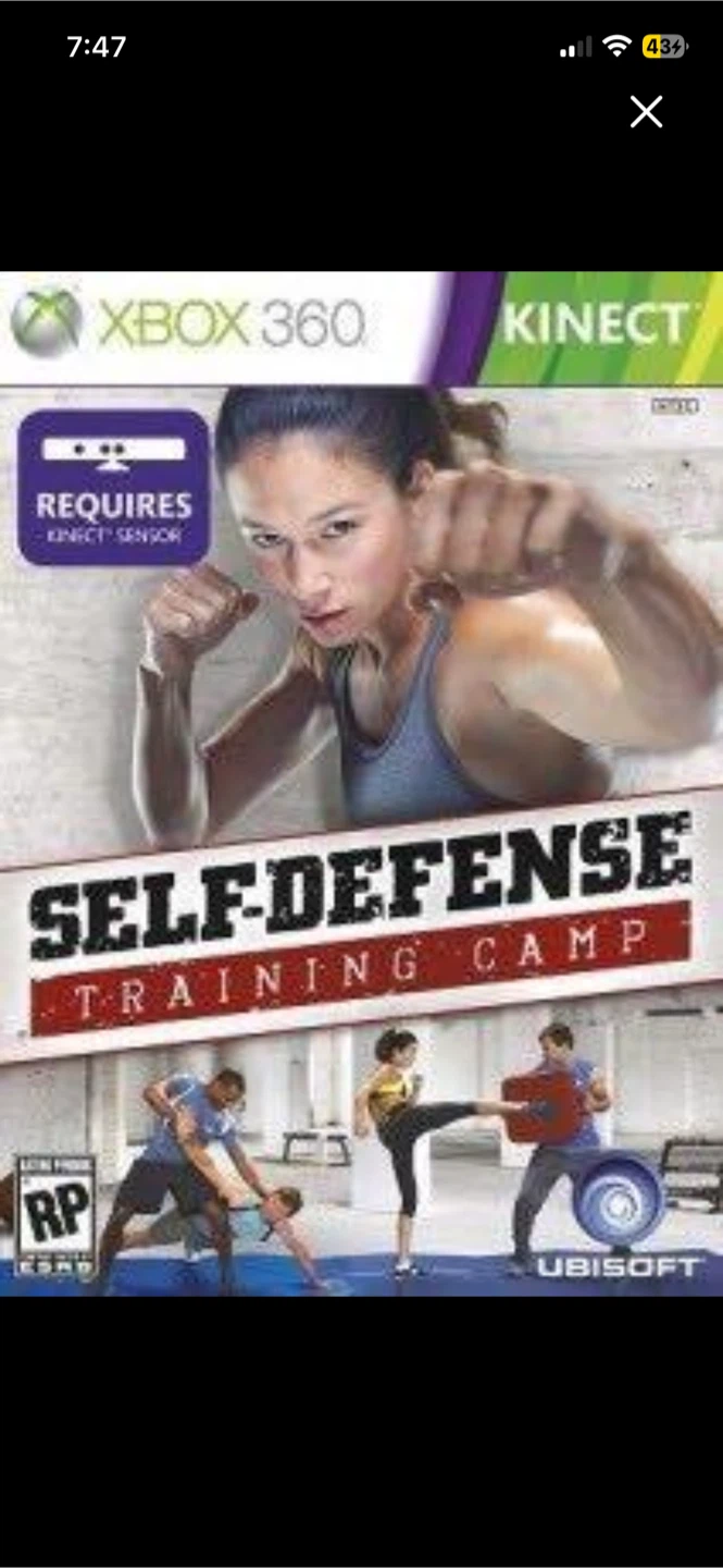 Xbox 360 Kinect Self-Defense Training Camp Game