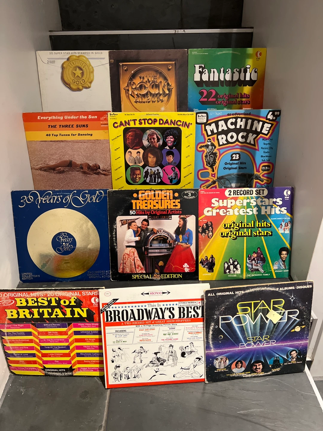 Vintage Vinyl Record Collection