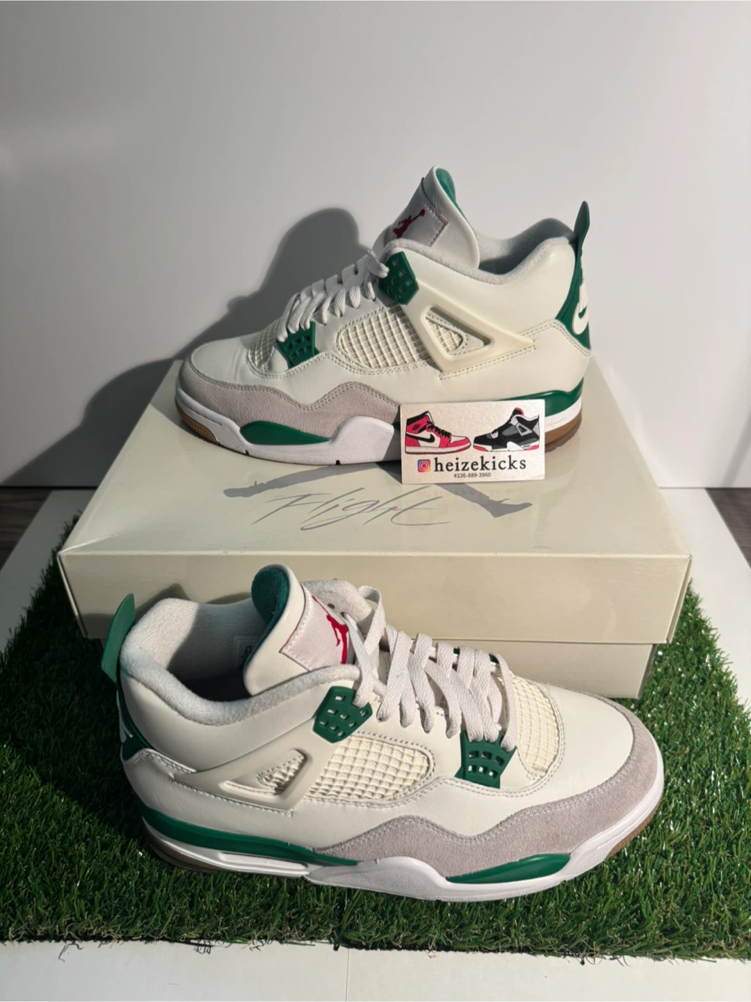 Jordan 4 SB Pine Green size 8.5 - photo 2