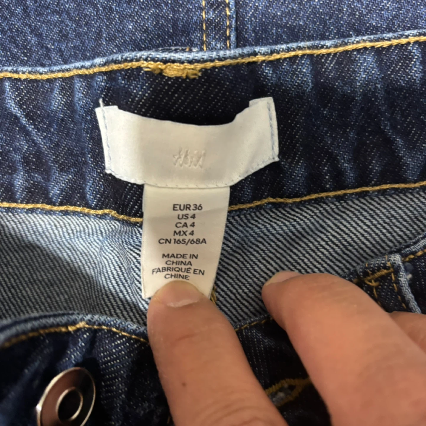 H&M Denim Maxi Skirt - Size 4 - photo 3