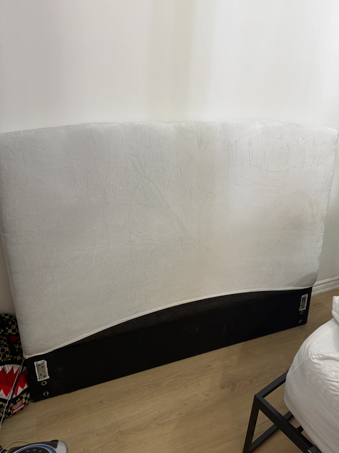 Queen Upholstered Headboard - Grey - photo 2