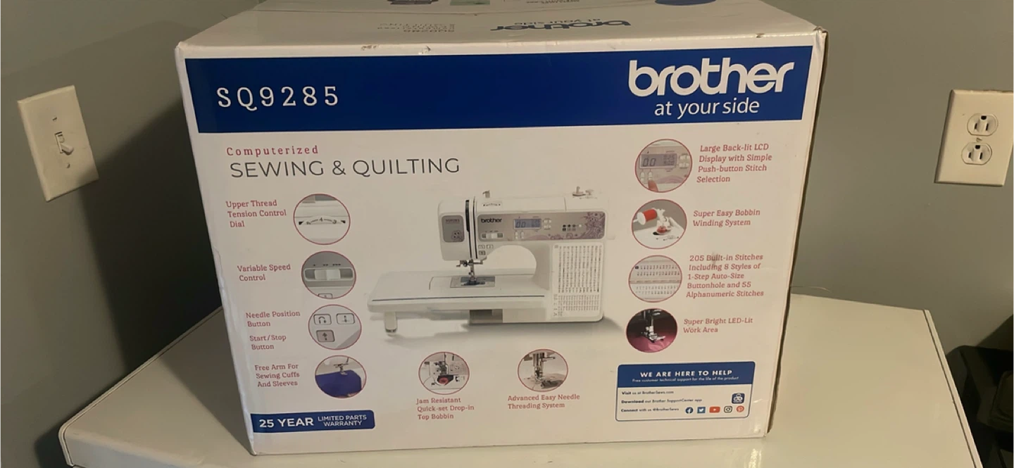 Brother SQ9285 Computerized Sewing & Quilting Machine
