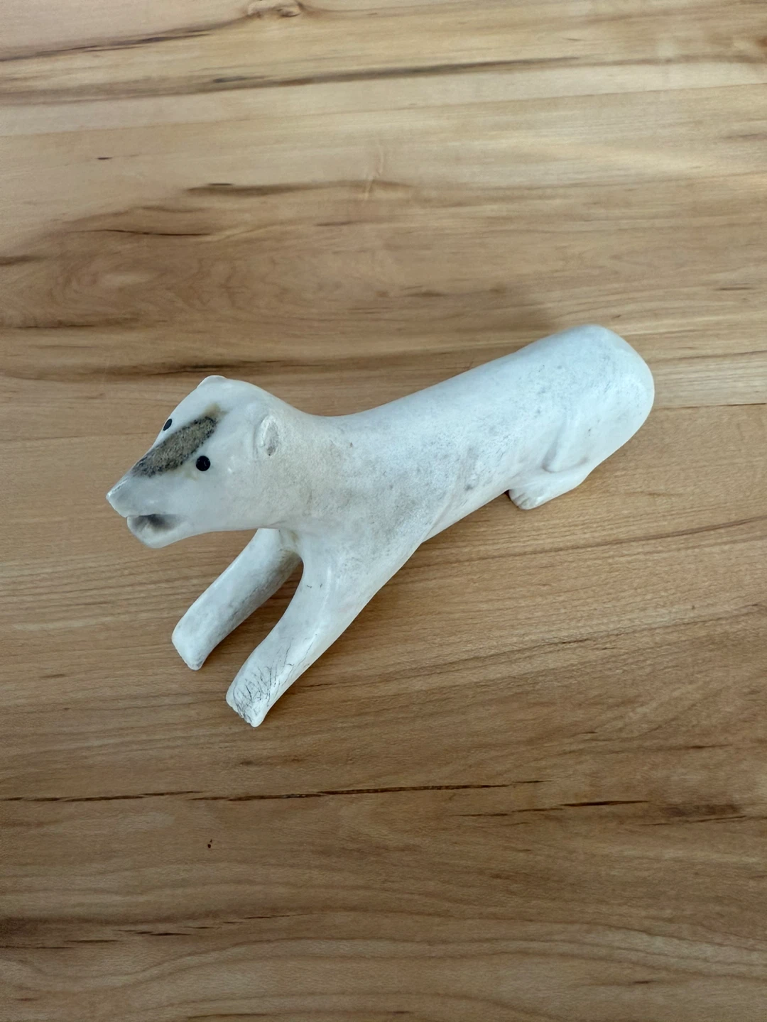 Polar Bear Stone Carving Figurine