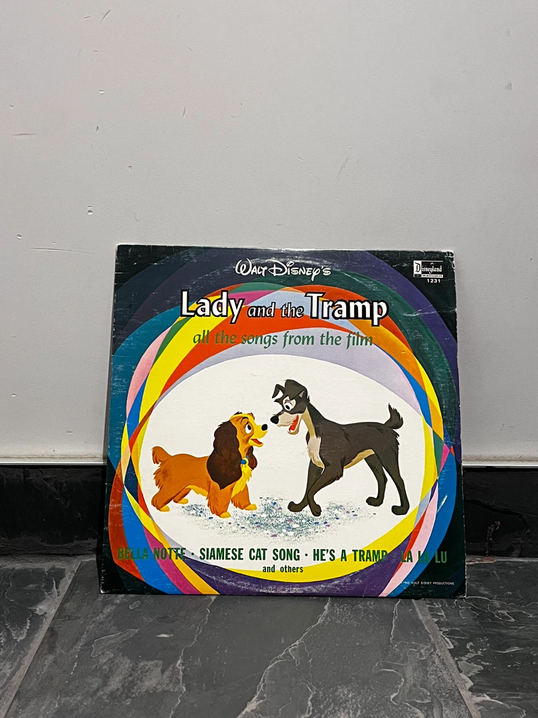 Walt Disney's Lady and the Tramp Vinyl Record