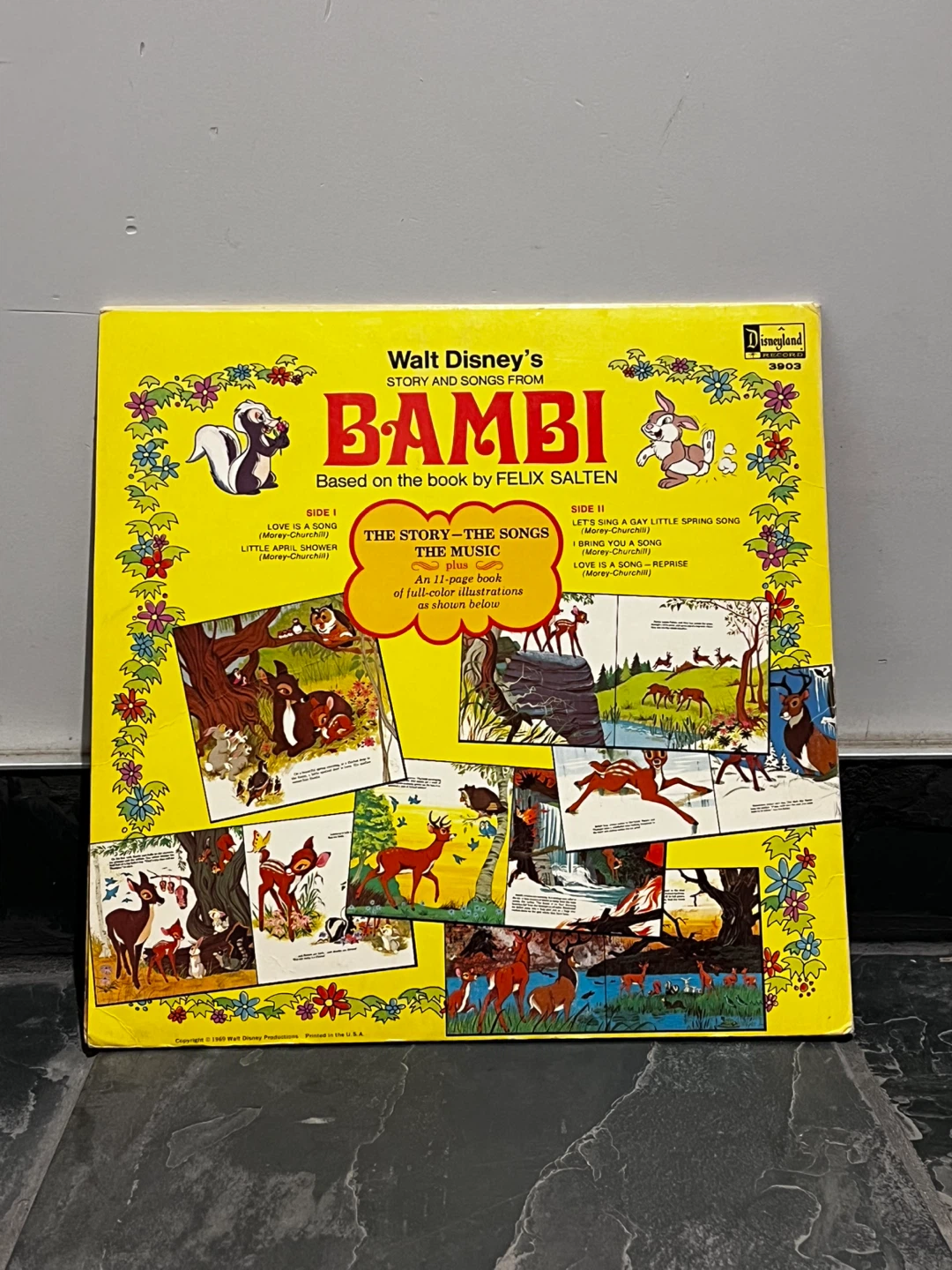 Walt Disney's Bambi Story and Songs Record - photo 2