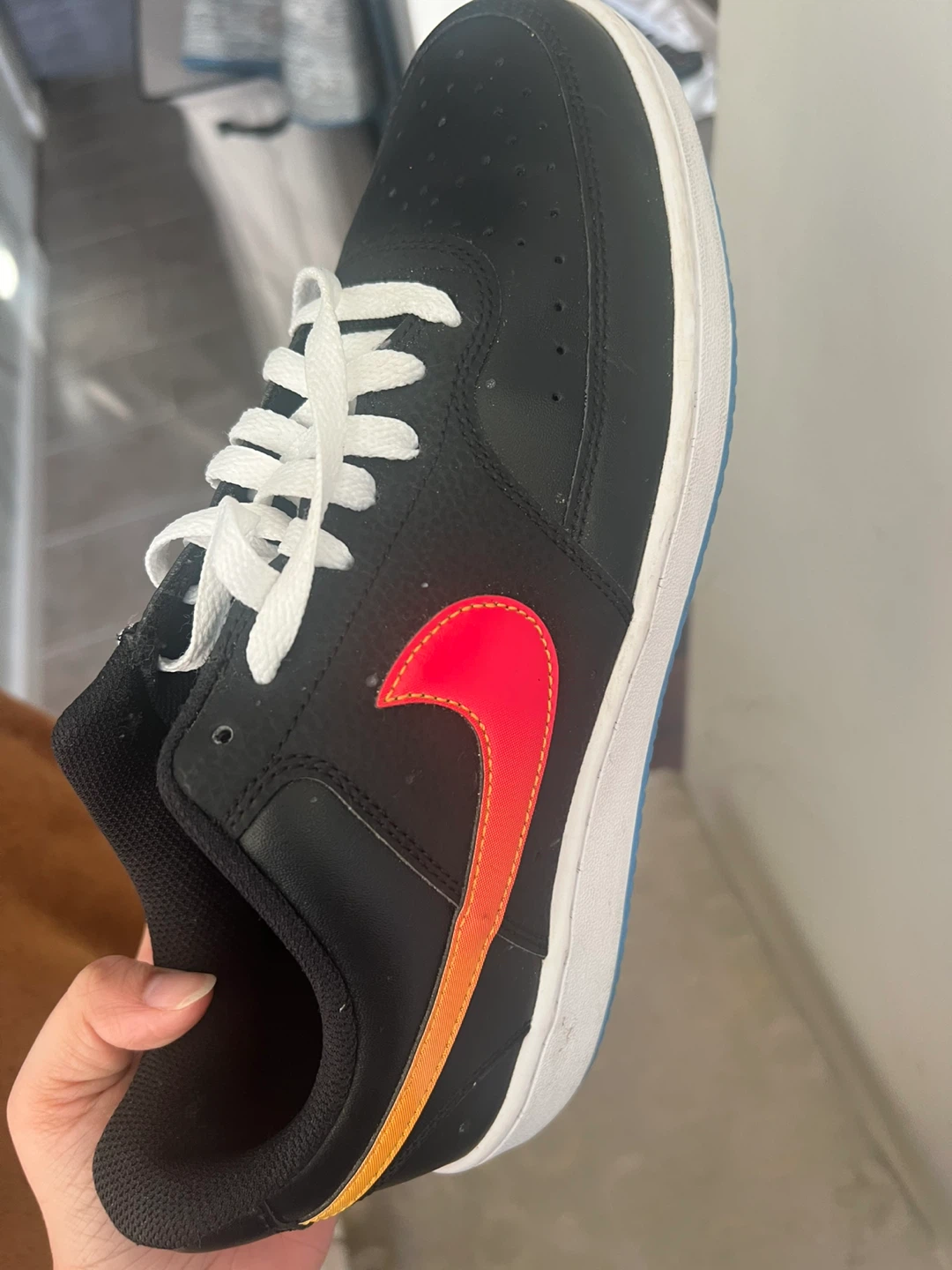 Nike Court Vision Low Next Nature Black Size 10