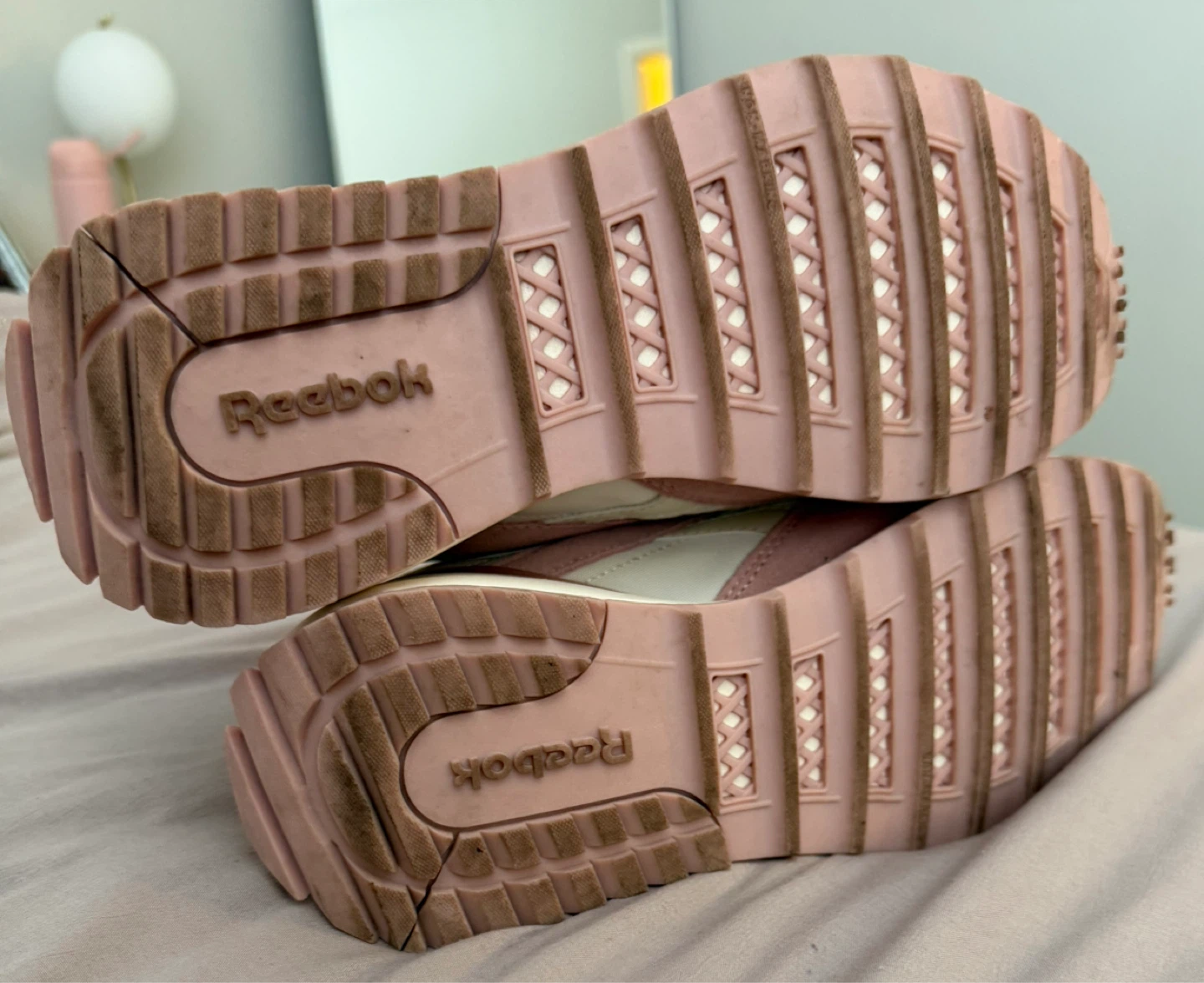 Reebok Pink & White Sneakers - Size 7 - photo 3