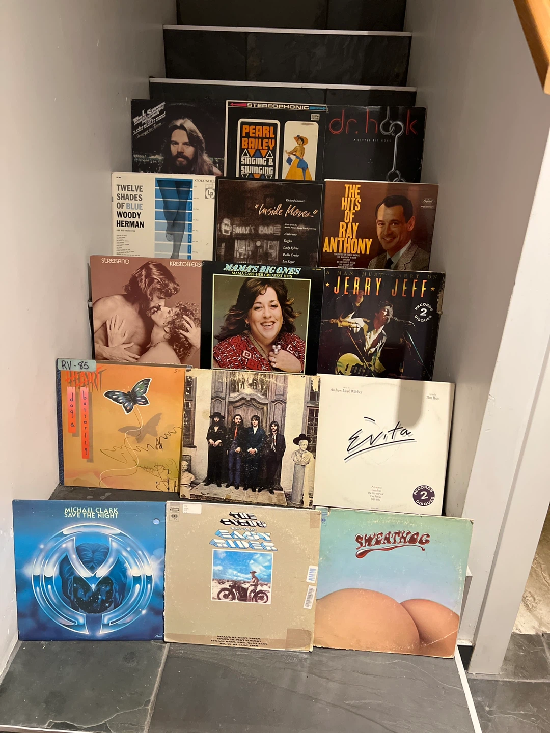 ROCK - Mixed Vinyl Records Collection