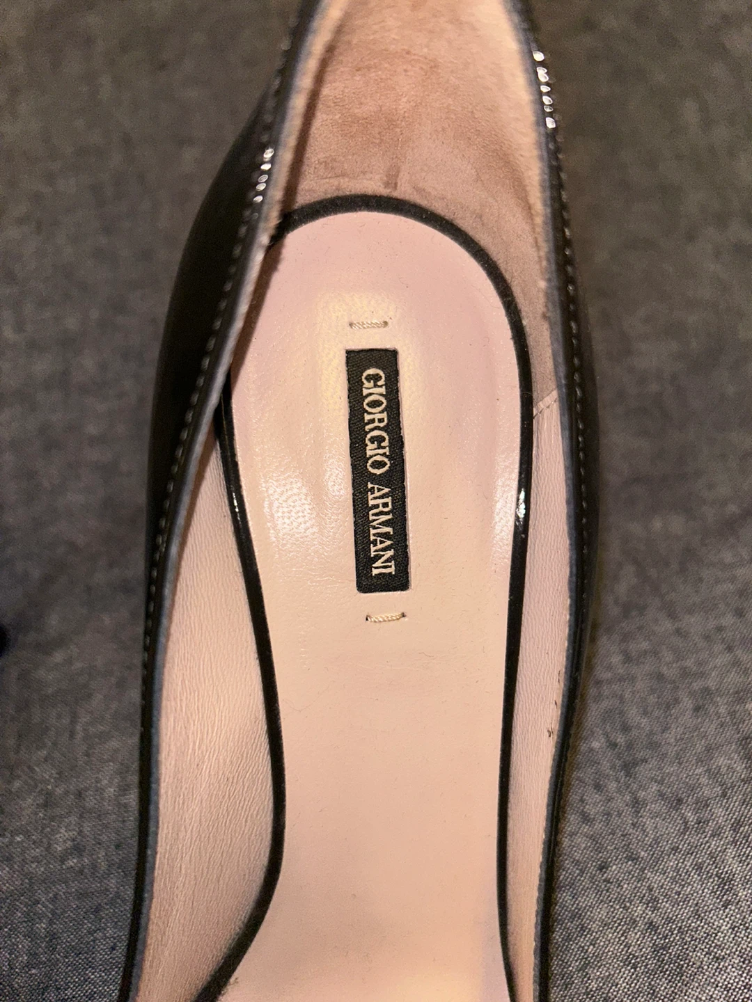 Giorgio Armani Olive Green Pumps Size 7.5 - photo 3
