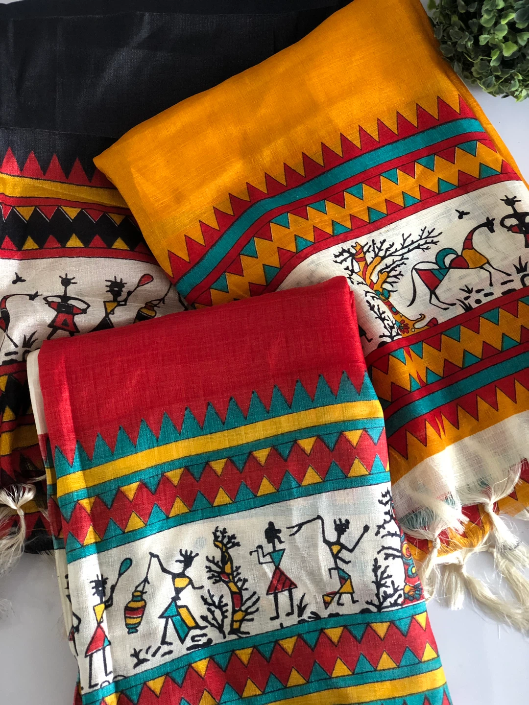 Handcrafted Indian Art Print Scarves/dupattas