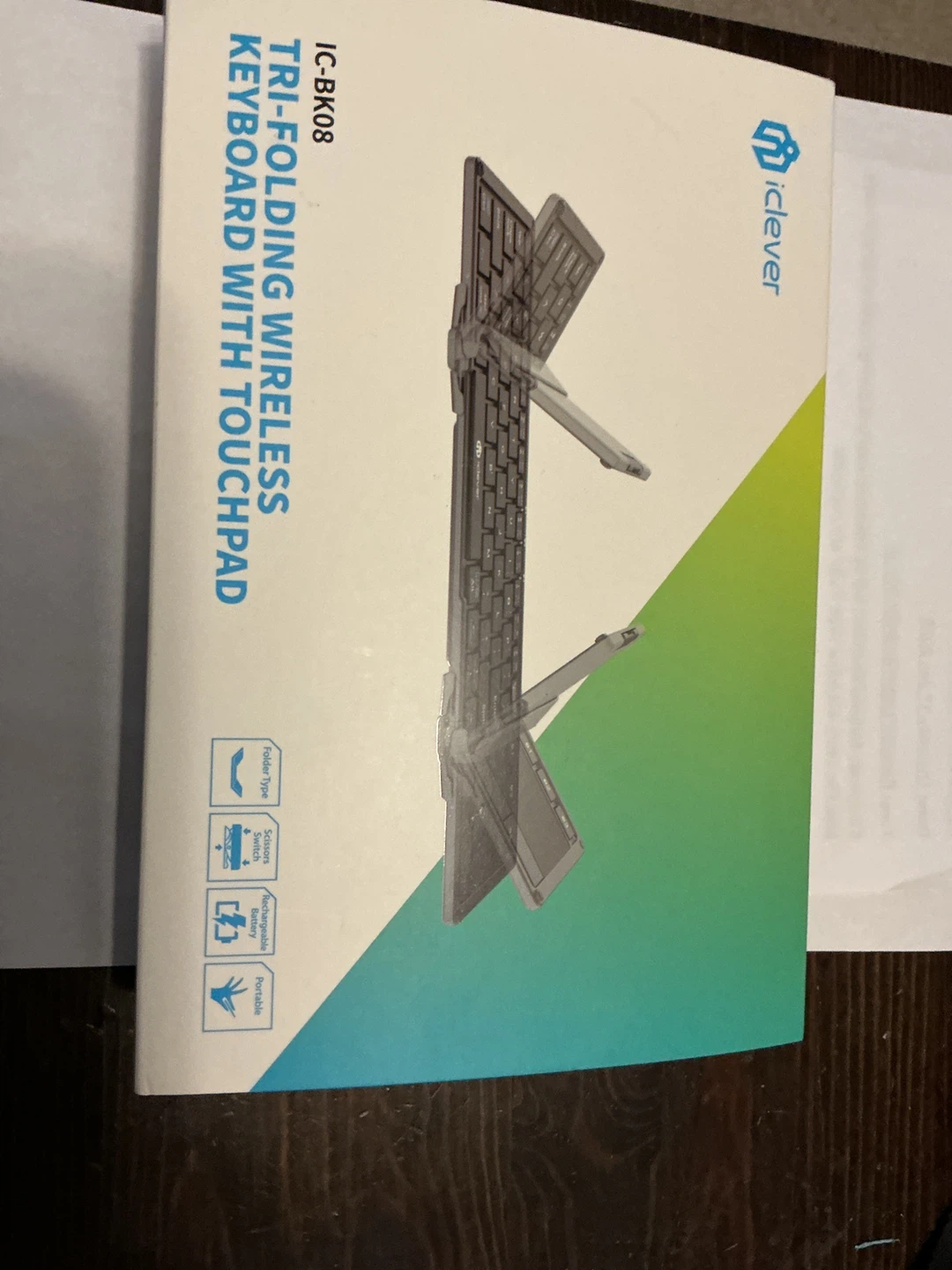 iClever IC-BK08 Tri-Folding Wireless Keyboard