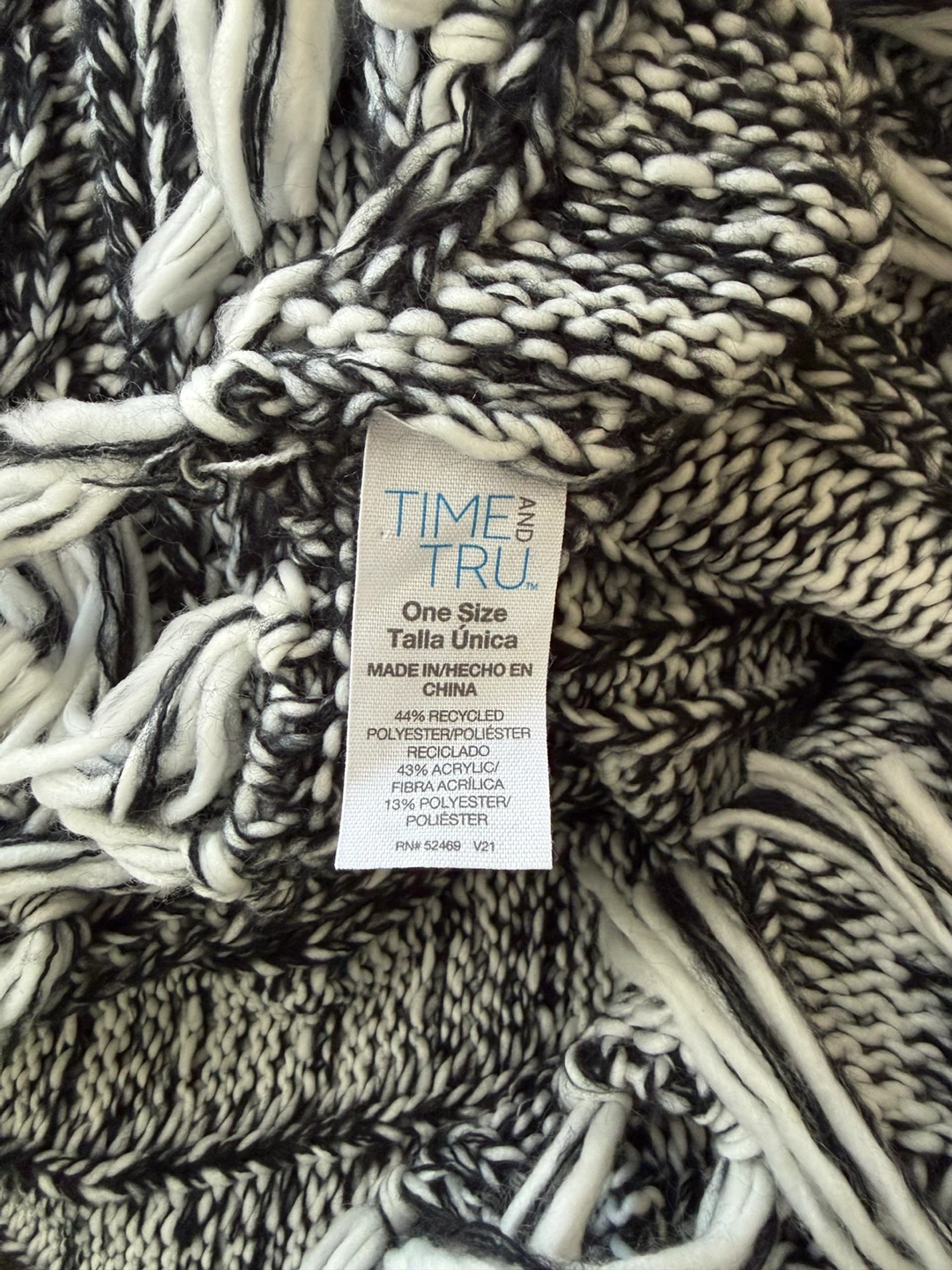 Time and Tru One Size Poncho - photo 2