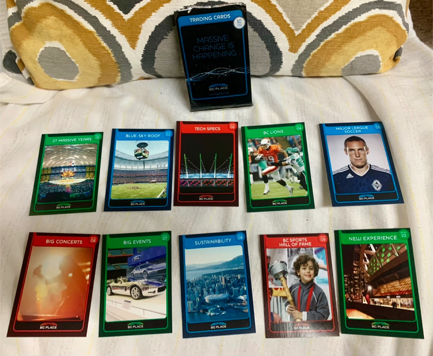BC Place Trading Cards - Massive Change is Happening